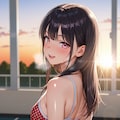 「あっつ・・・動いたら汗かいてきた・・・」 6枚目