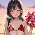 「あっつ・・・動いたら汗かいてきた・・・」 5枚目