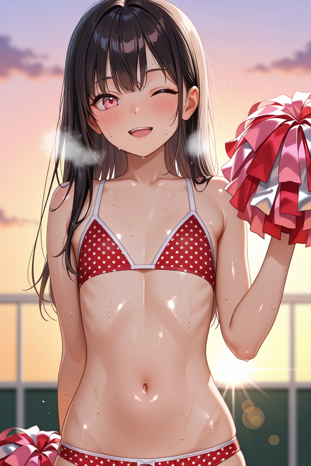 「あっつ・・・動いたら汗かいてきた・・・」