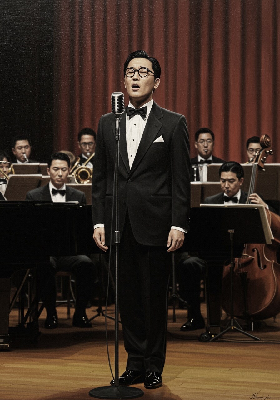 直立不動で歌う歌手 | の人気AIイラスト・グラビア