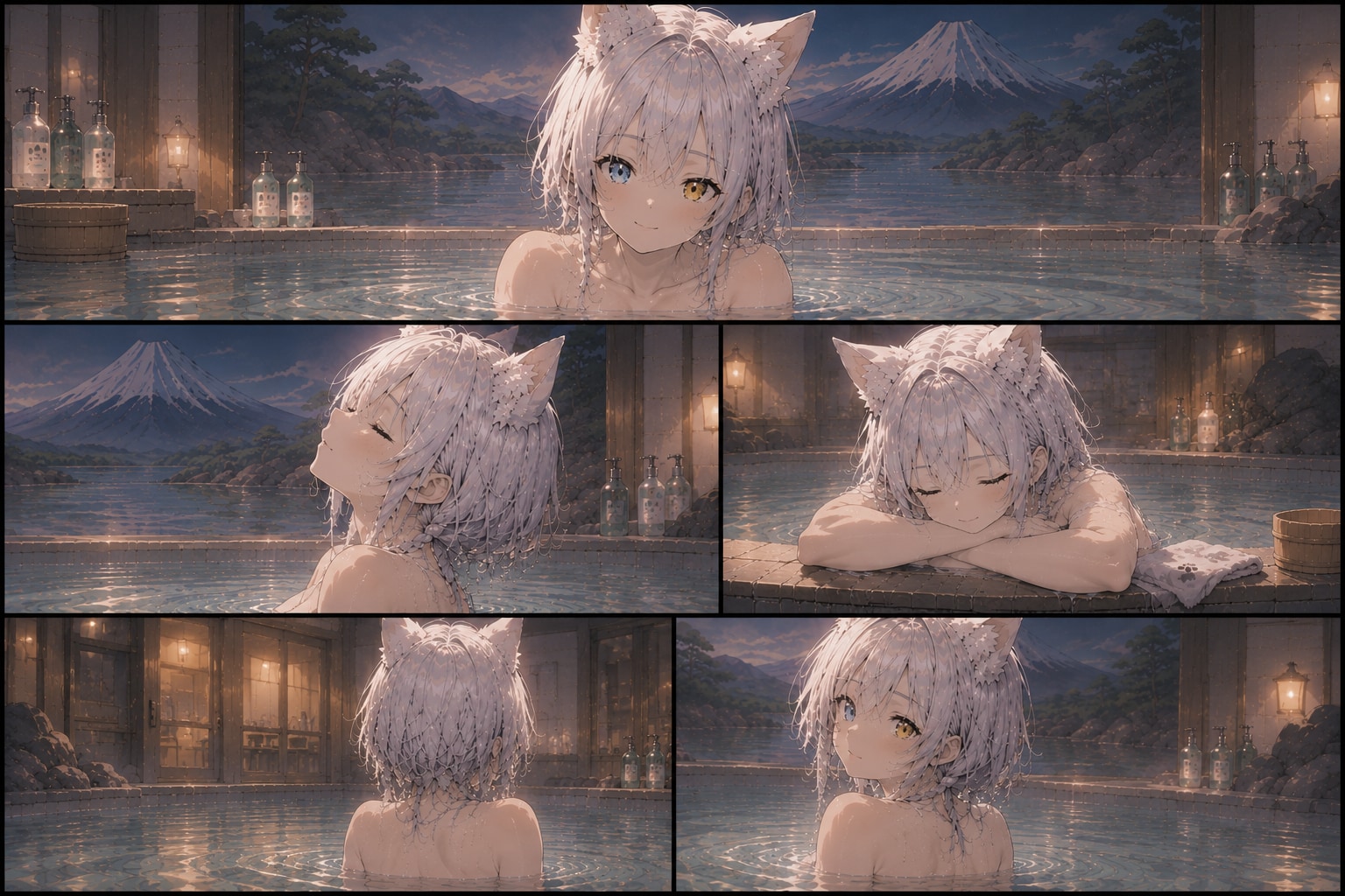 真銀（ましろ）ちゃんの銭湯シリーズ　8