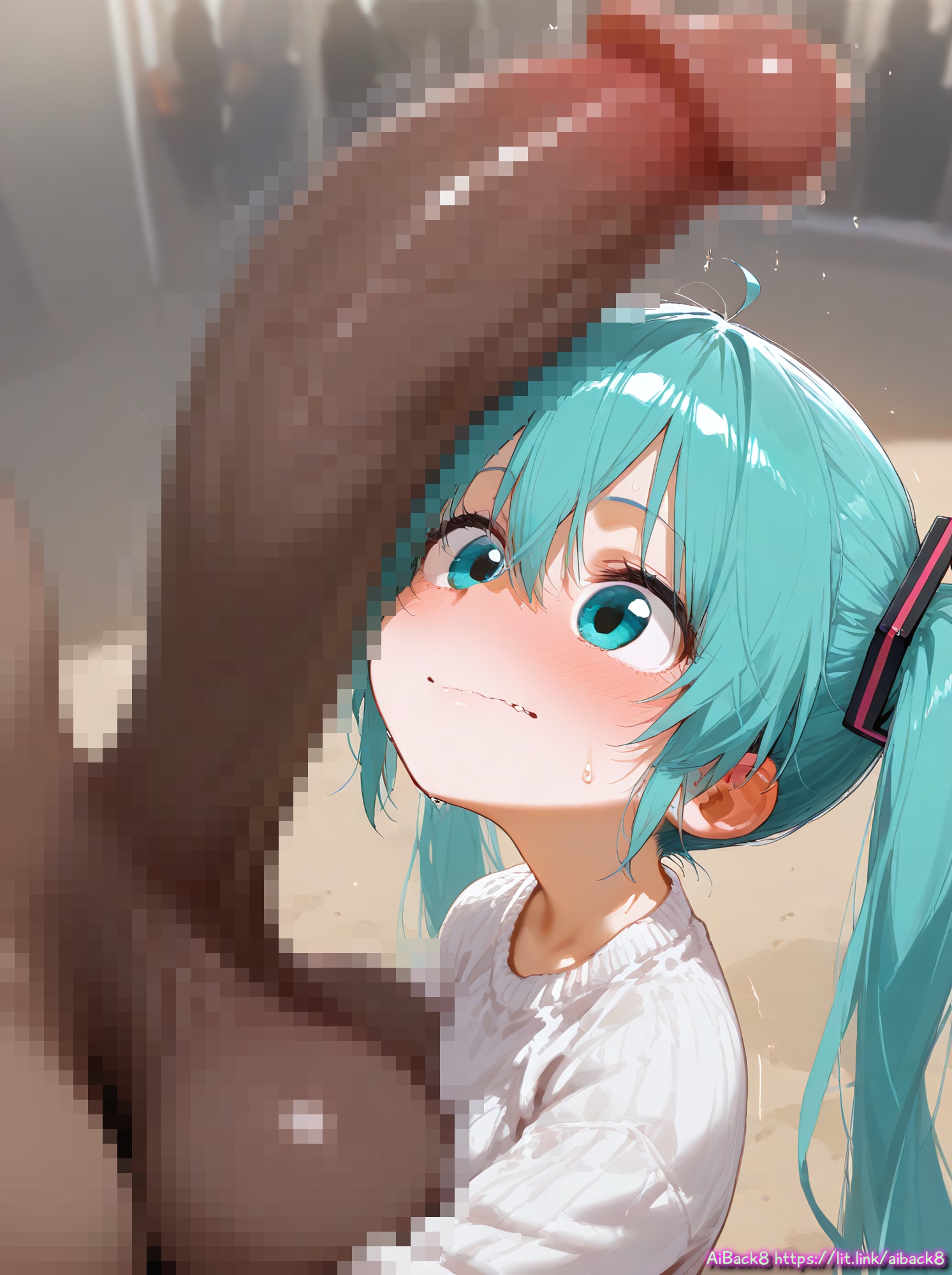 AiBack8)miku hug #5(21p(grape