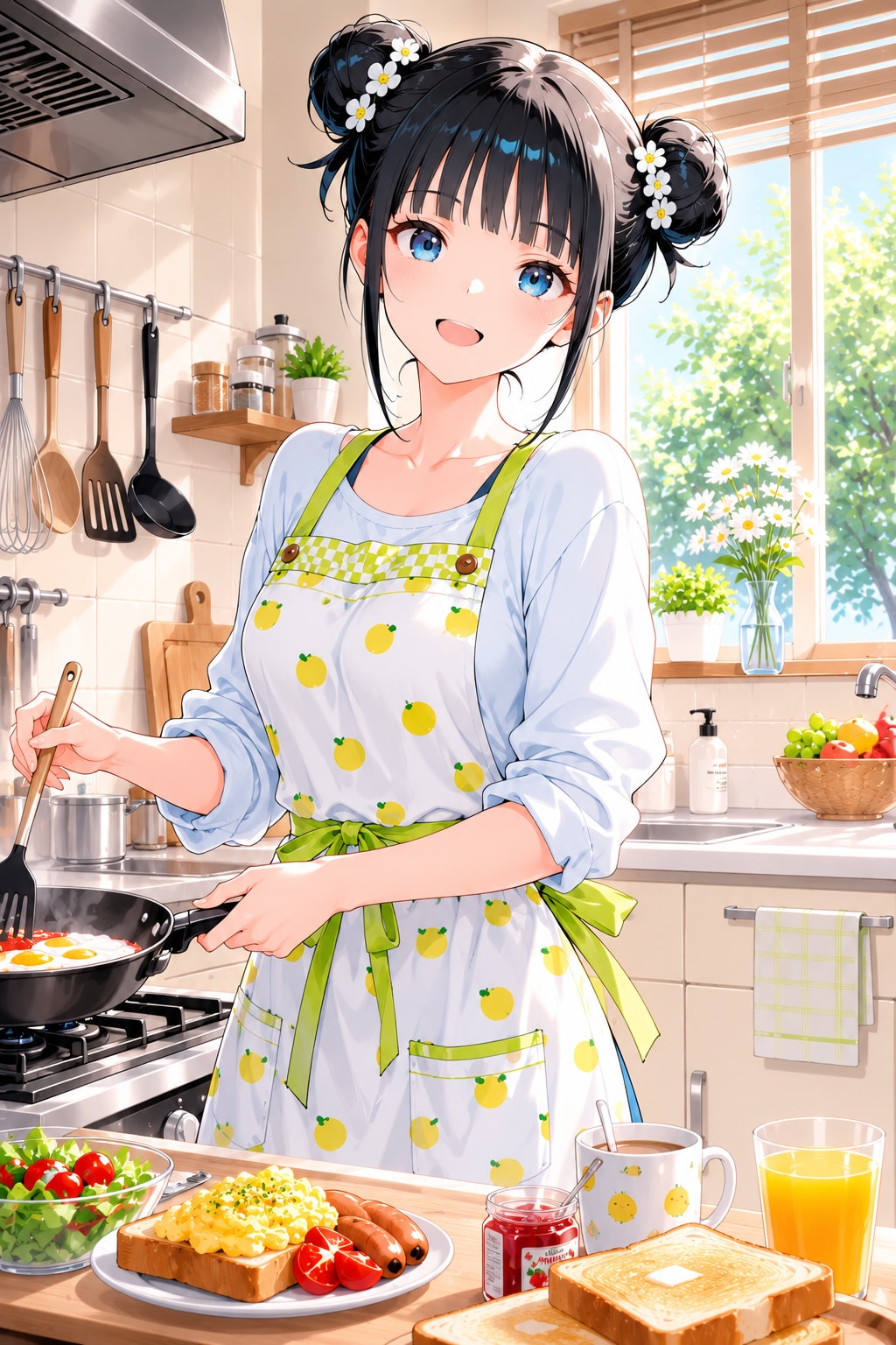 おだんごちゃん🍡✨と朝ごはん🍚✨　7/24