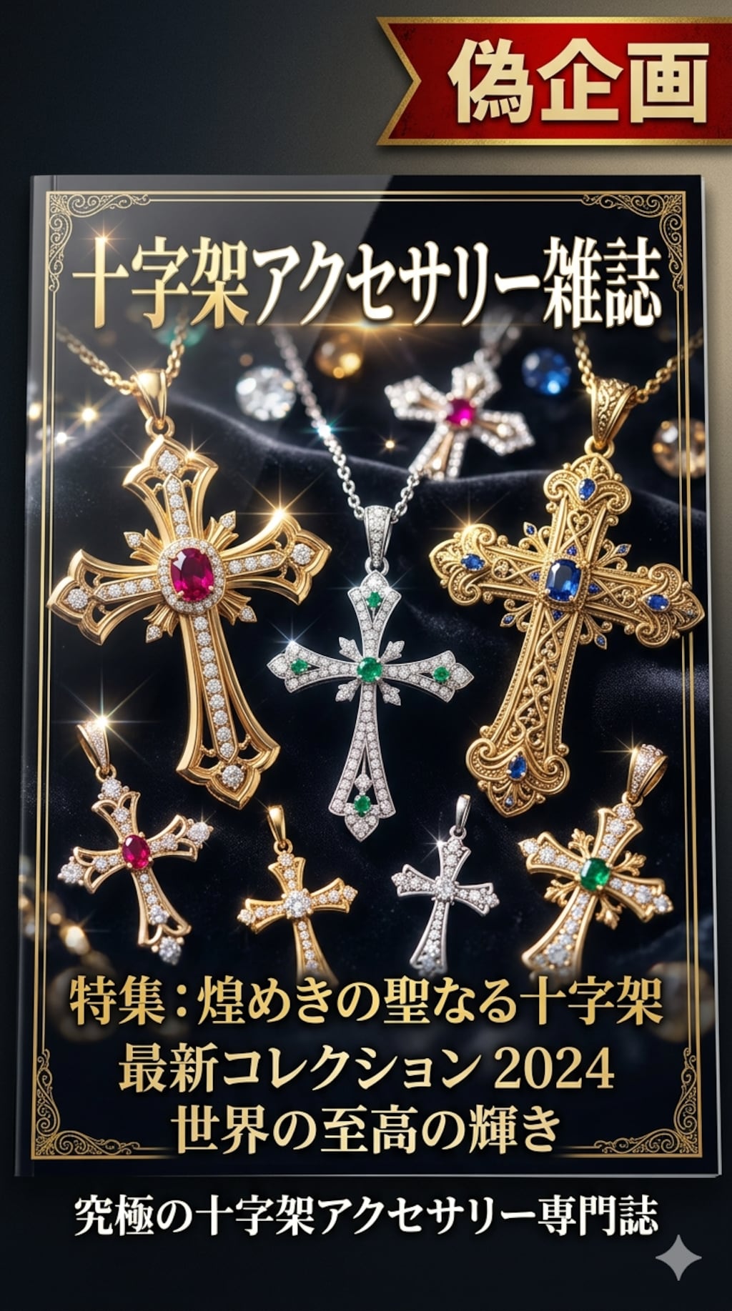 十字架アクセサリー雑誌