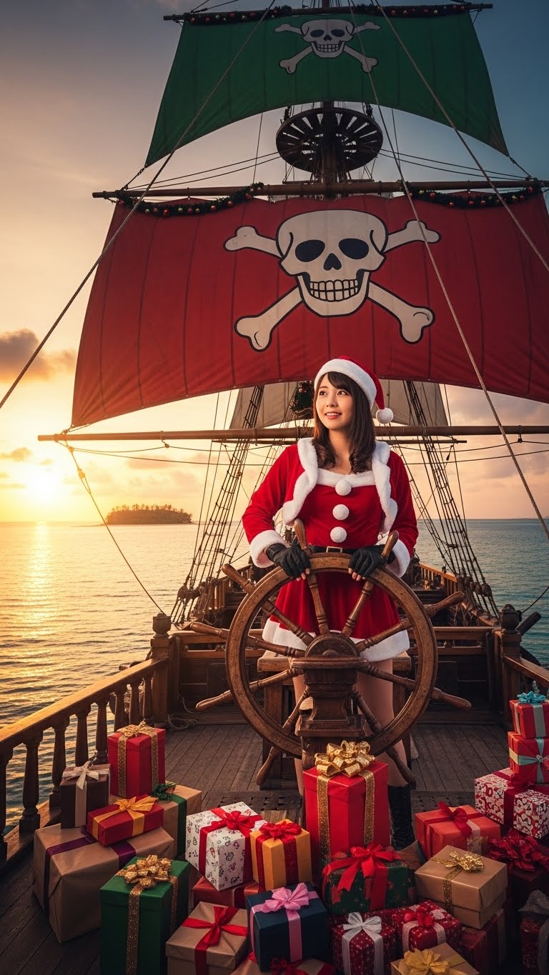 スカルサンタクロスボーン | の人気AIイラスト・グラビア