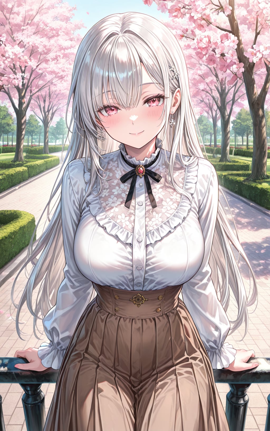春の白銀姫