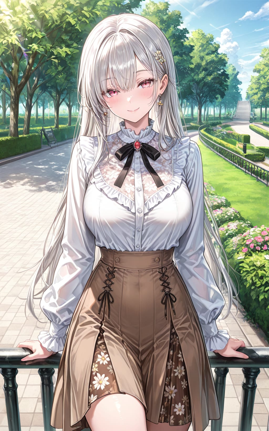 春の白銀姫