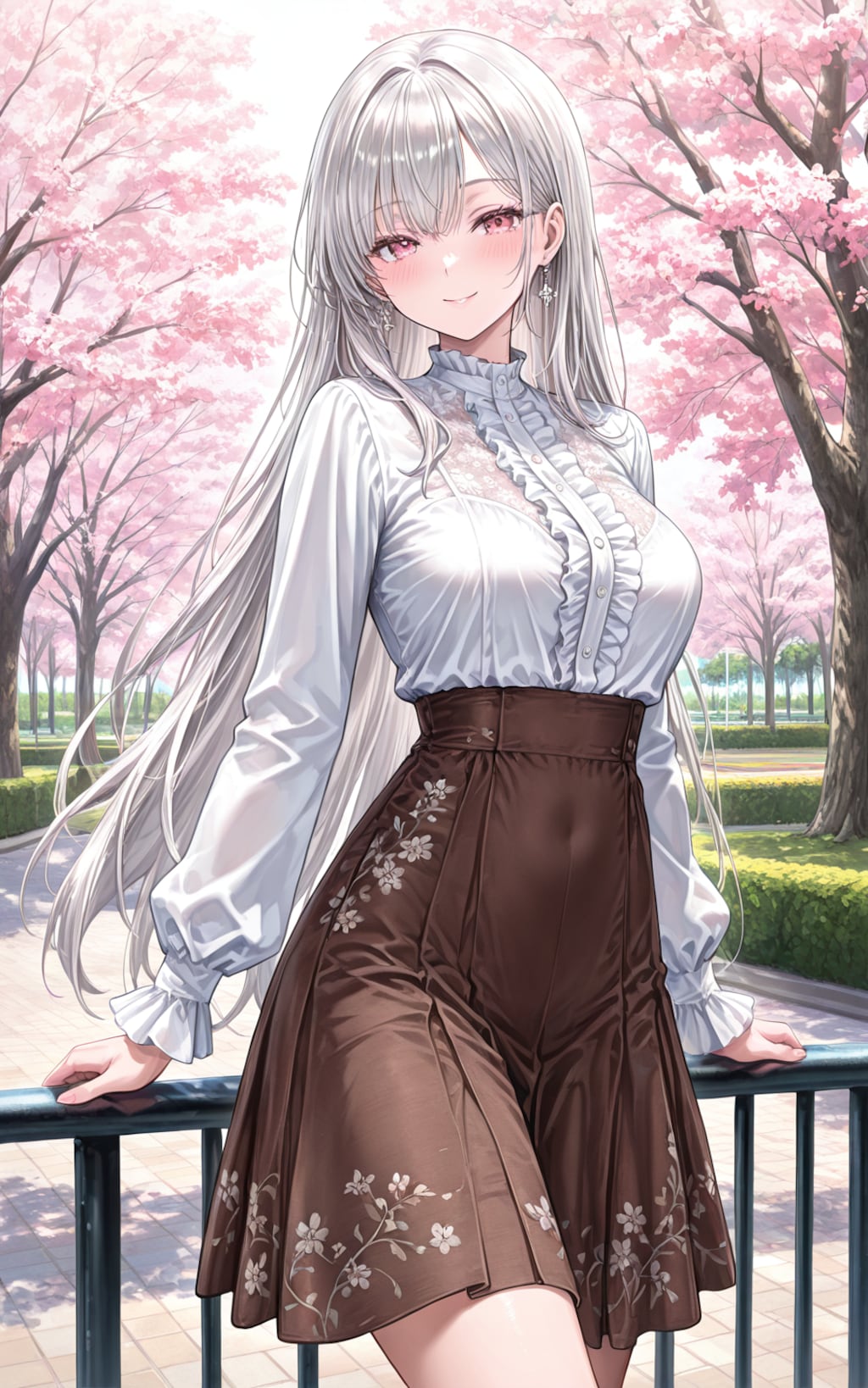 春の白銀姫