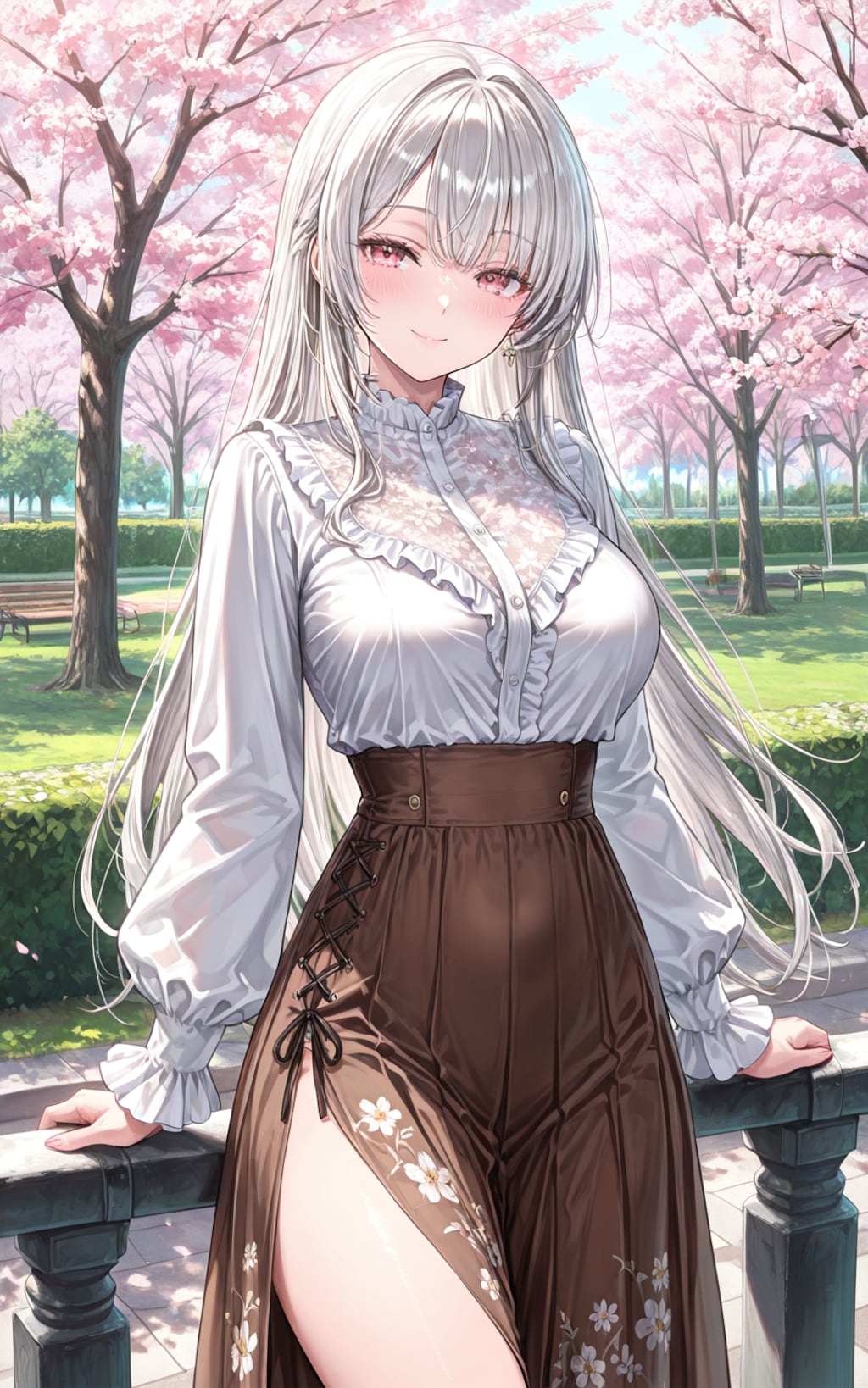 春の白銀姫