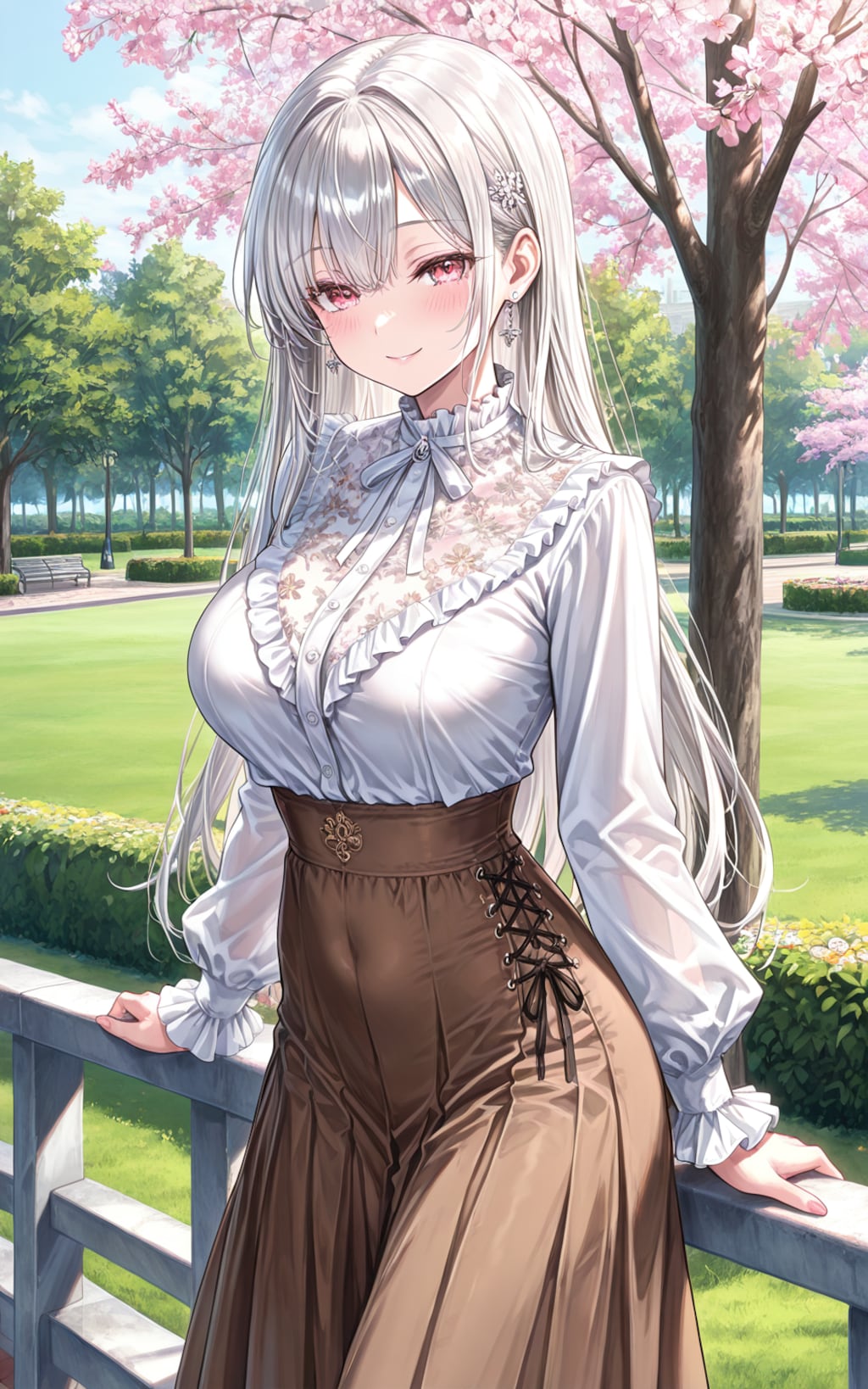 春の白銀姫