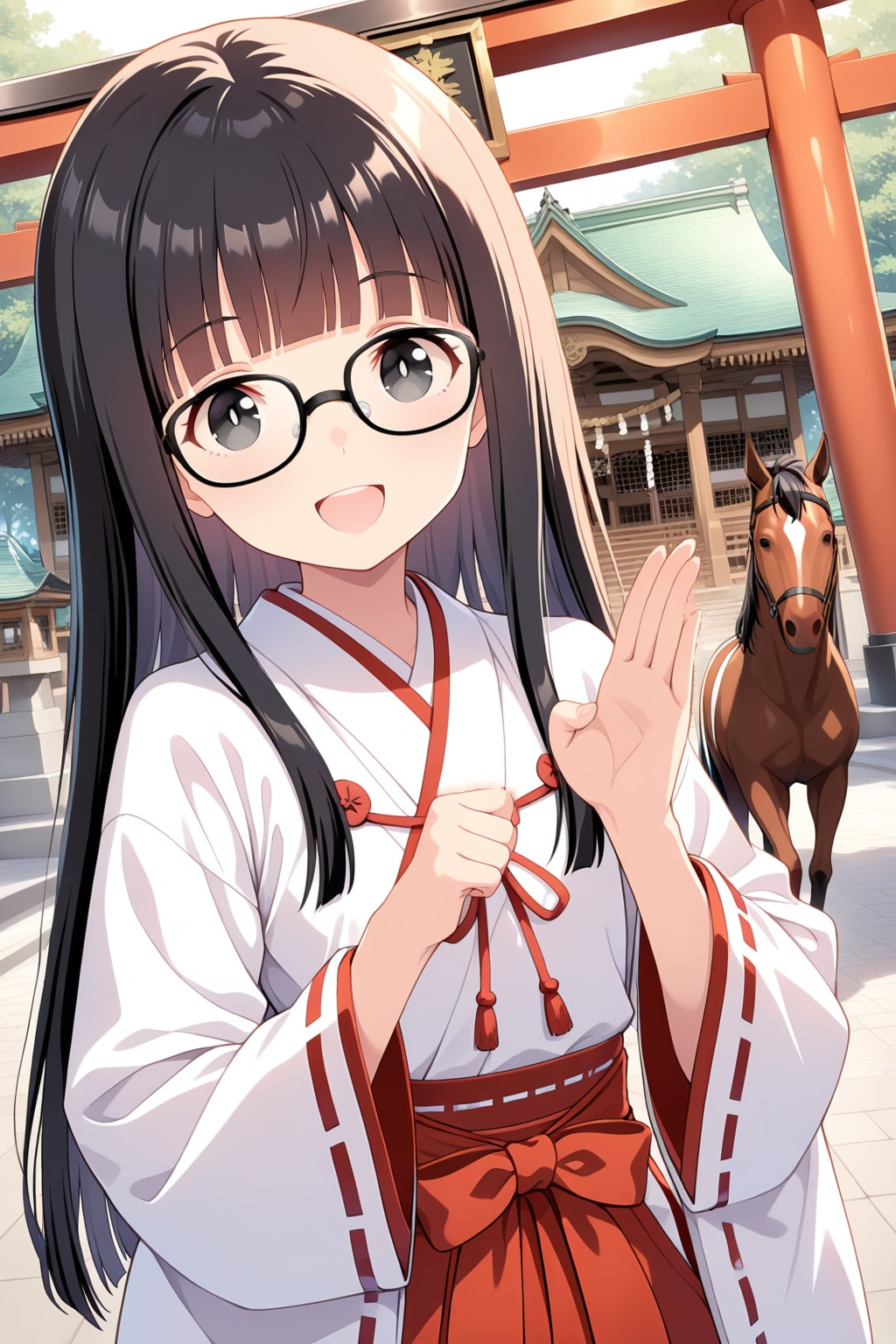 🐴 初詣 🐴　　　　　　　　　　　　　　　　　　　　　　　　🦉 犬浦るか子 🦉 ２９５