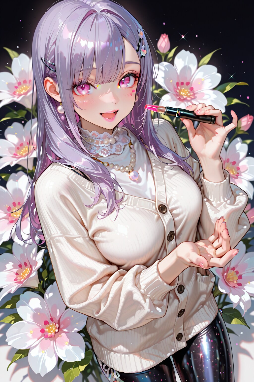 メイクアップした萌音さん❤️