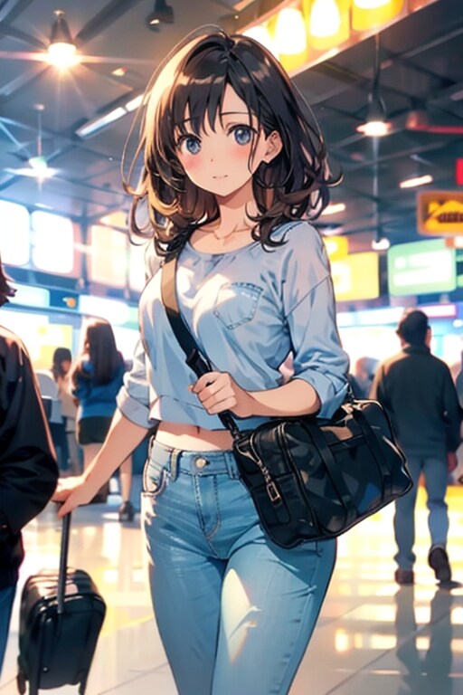 空港でGW旅行の旅の終わり🛬