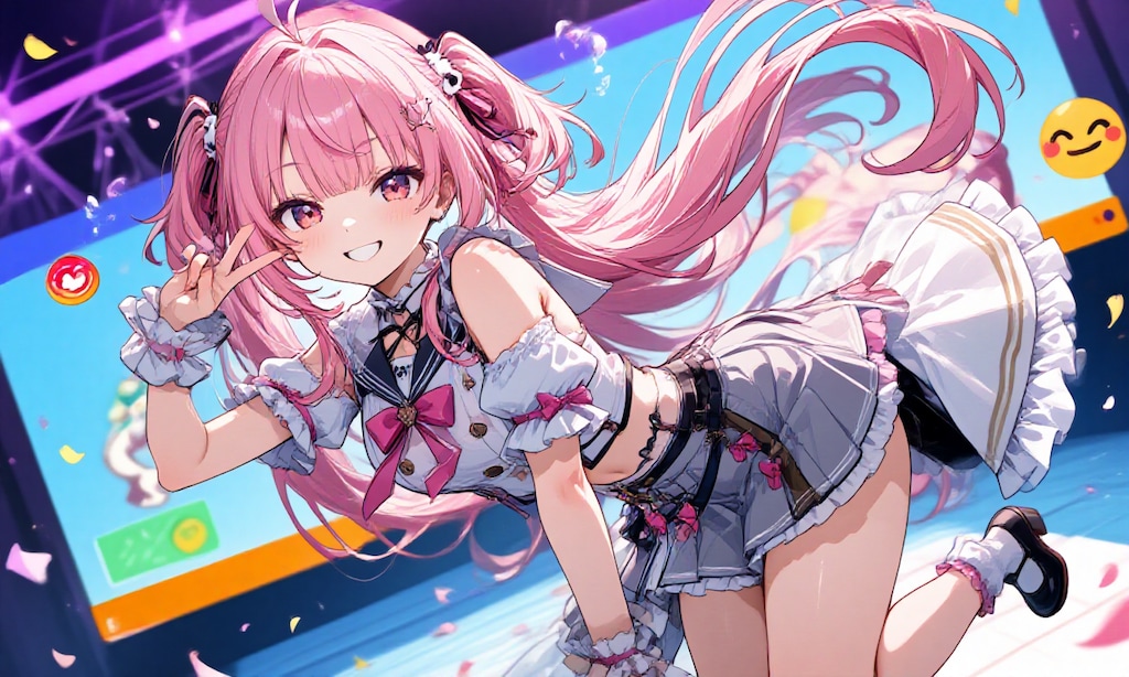 ツインテールのアイドル