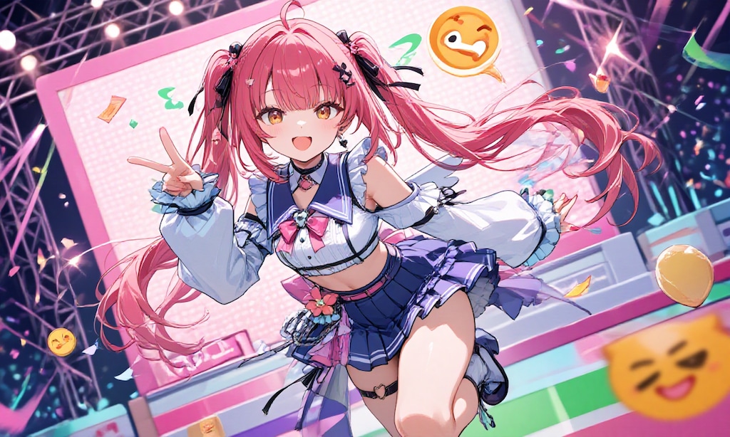 ツインテールのアイドル