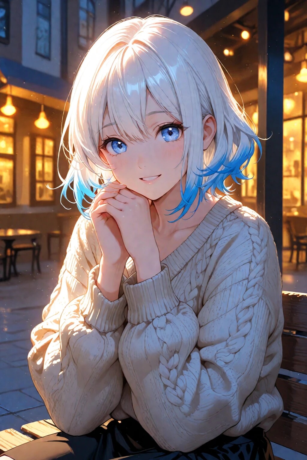 夕方での1コマ！ | の人気AIイラスト・グラビア