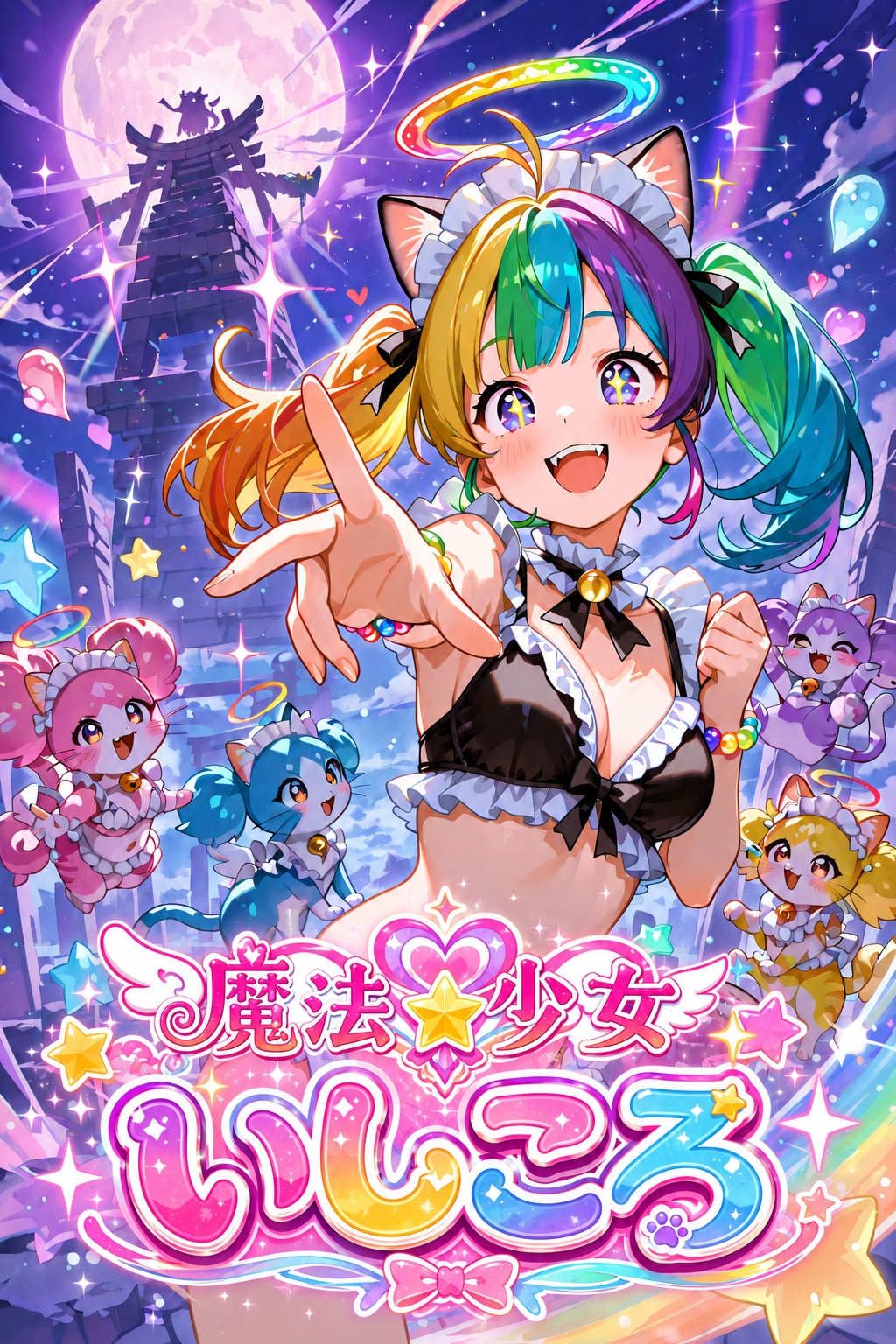 魔法少女アニメ風