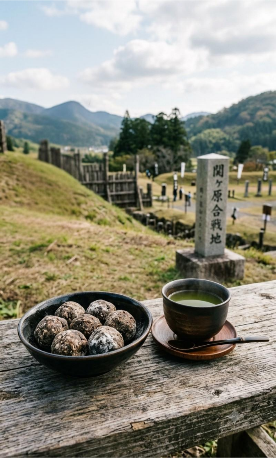 【食べ物】兵糧丸とお茶