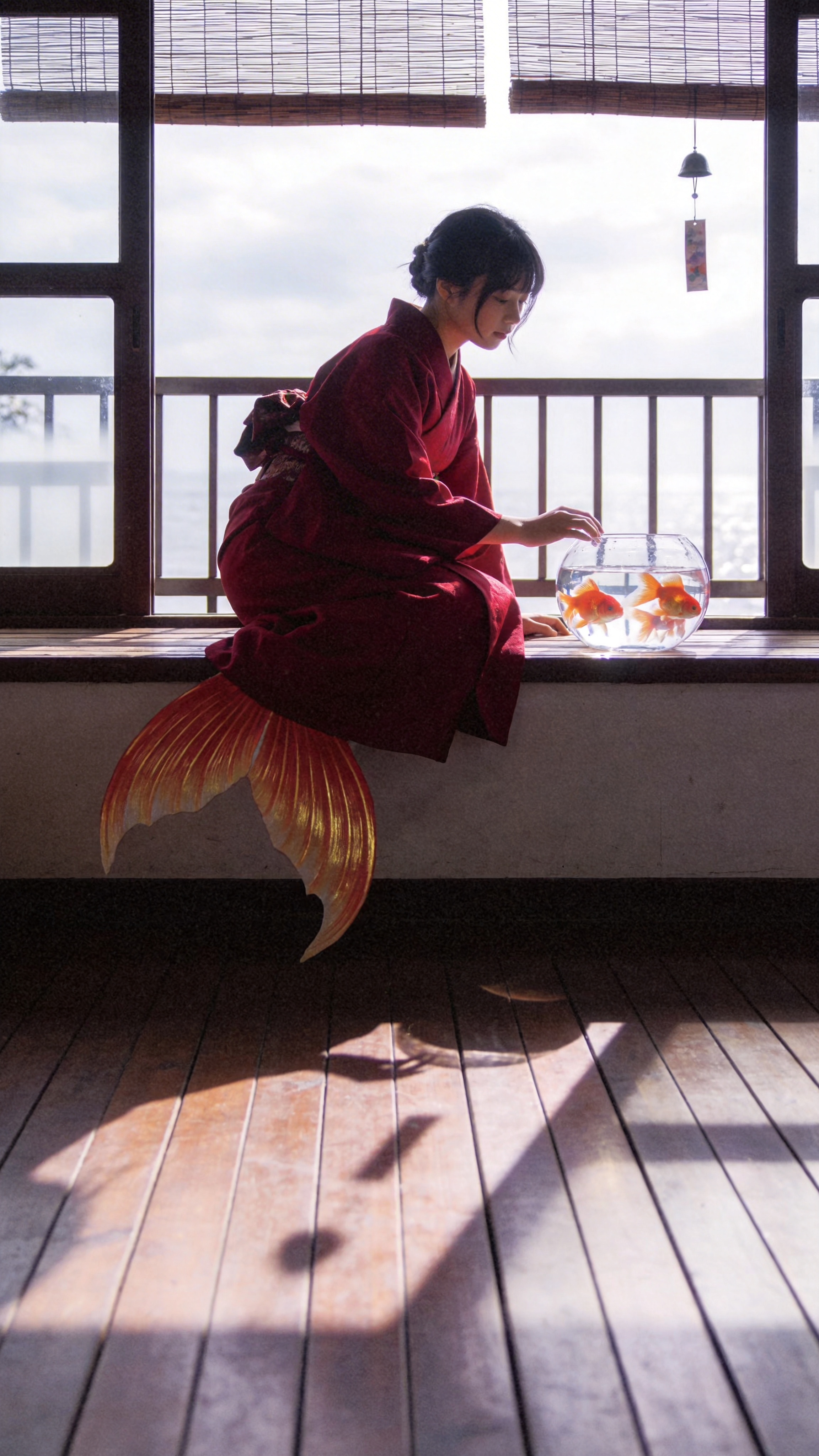 She Watches Lives That Can’t Reach Her | の人気AIイラスト・グラビア