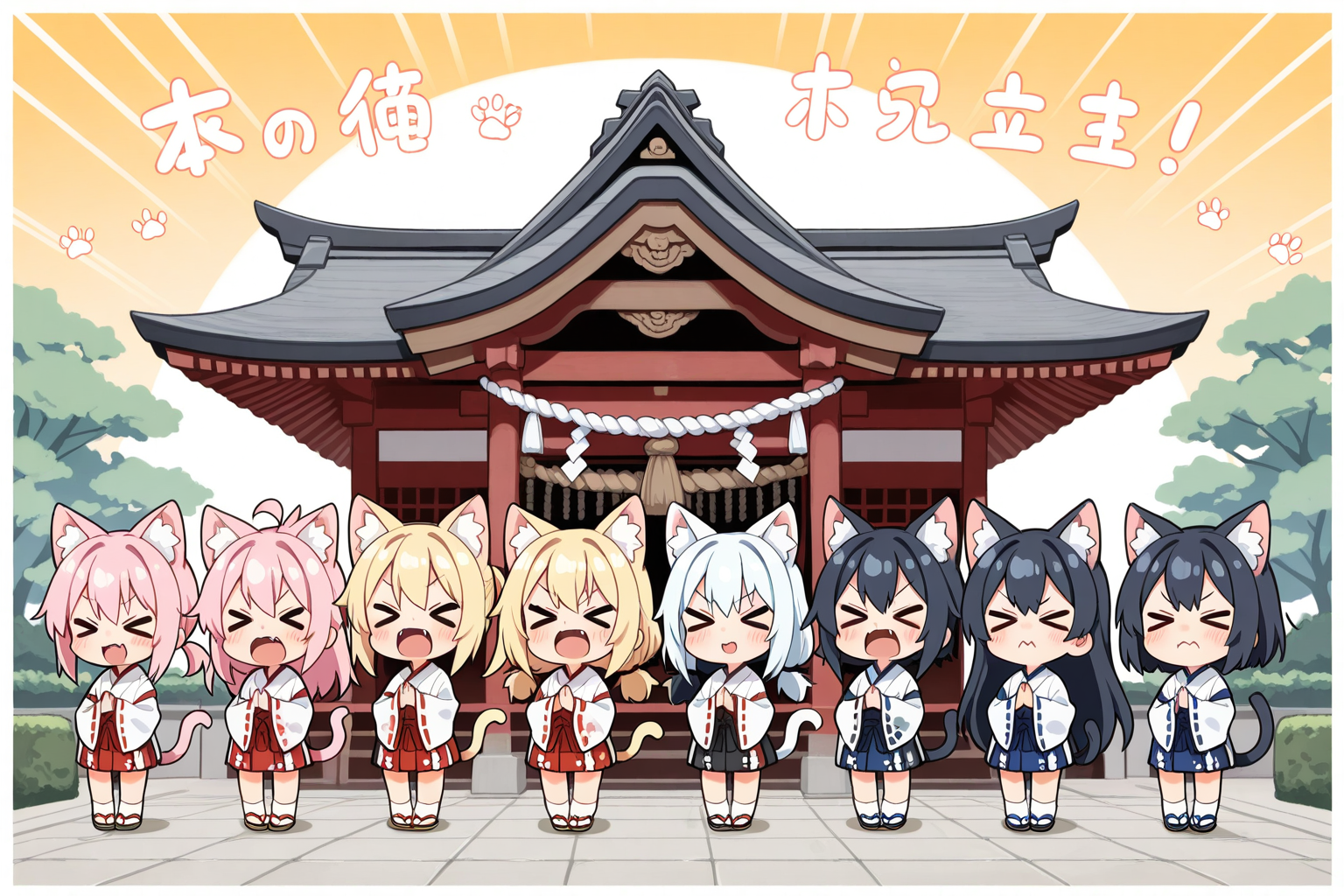 ケモミミはつもうで！！ | の人気AIイラスト・グラビア