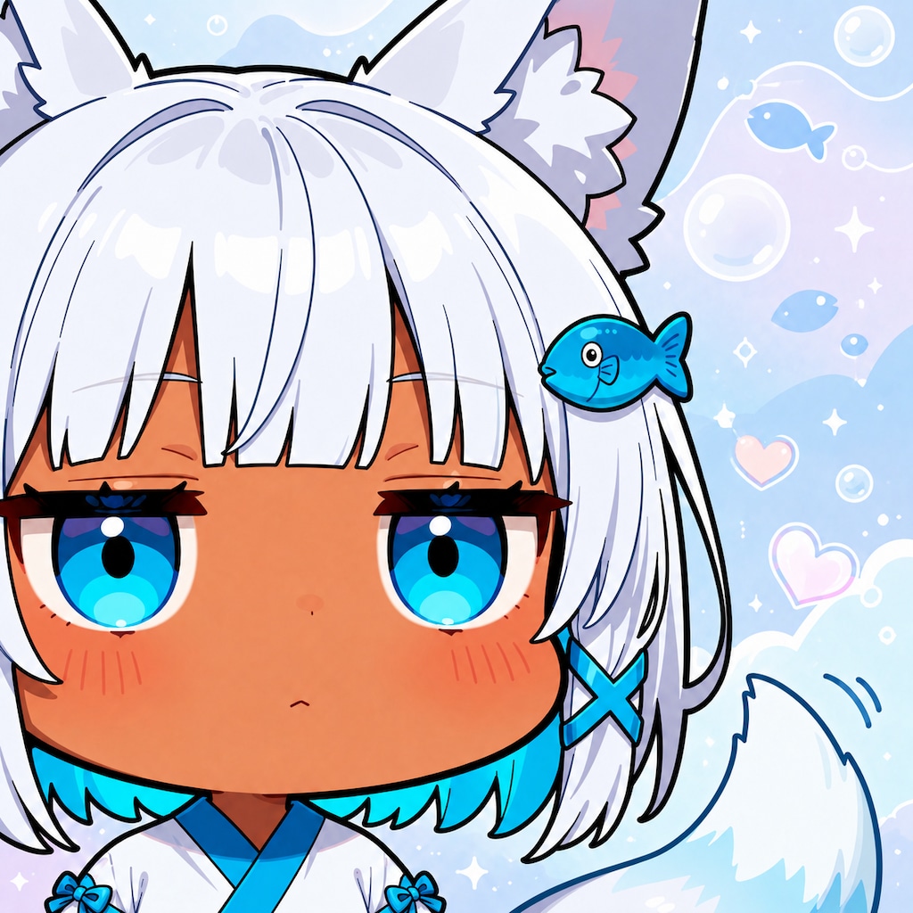 ちび白狐ちゃん