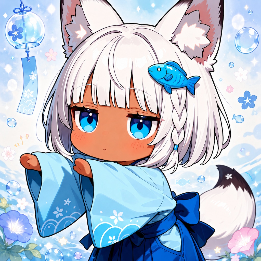 ちび白狐ちゃん