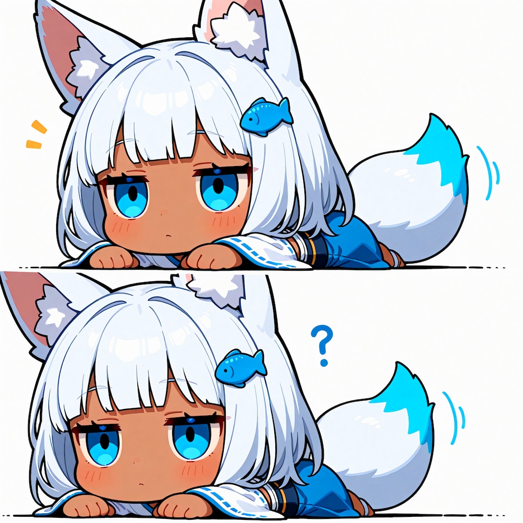 ちび白狐ちゃん