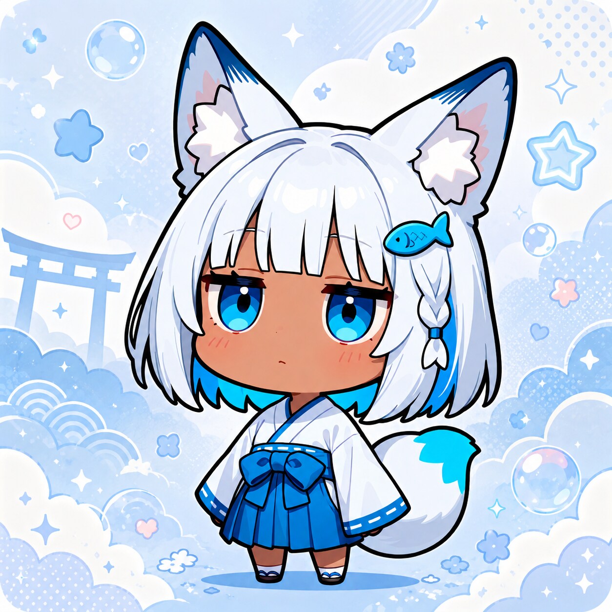 ちび白狐ちゃん