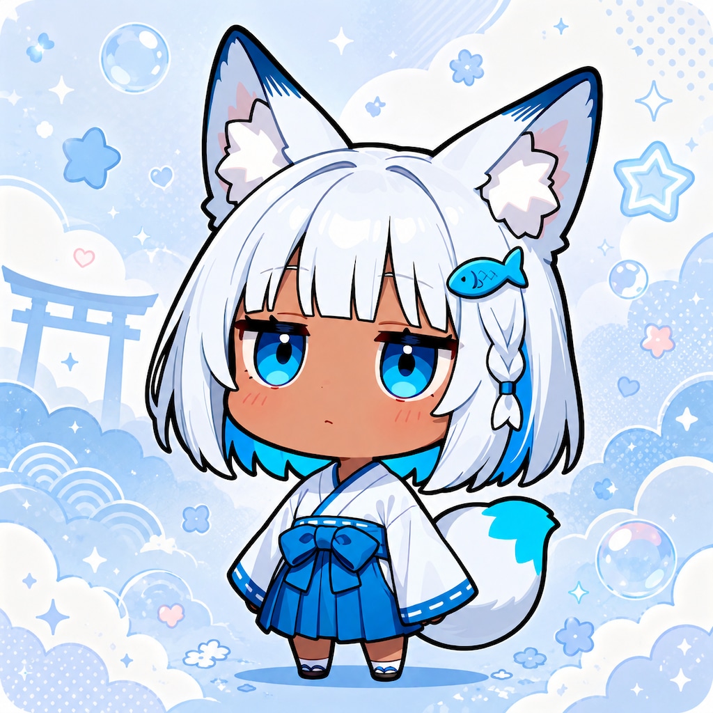 ちび白狐ちゃん