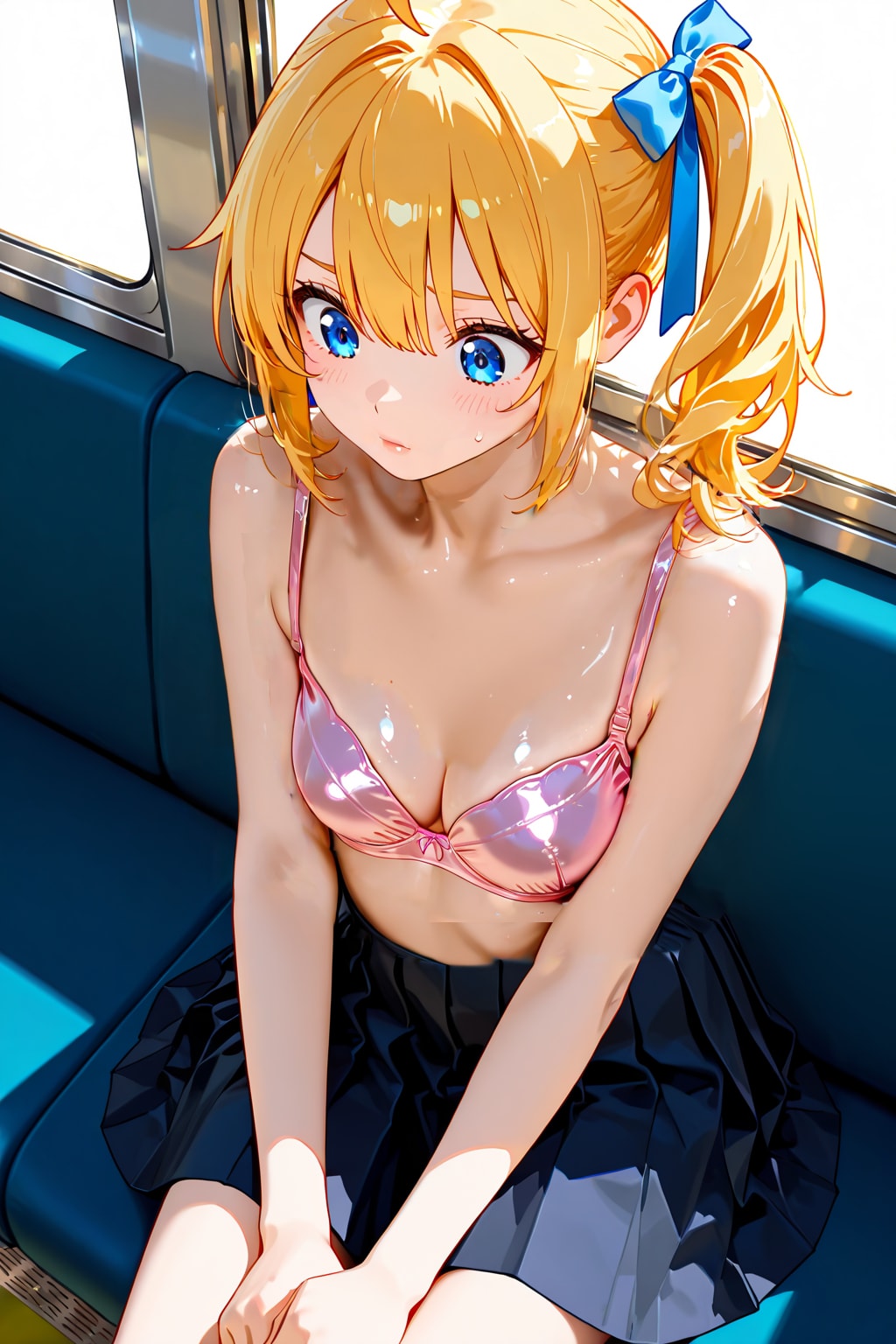 金髪少女痴漢被害素材集