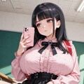 巨乳◯学生（名称未設定）の自撮り○○○○ 2枚目