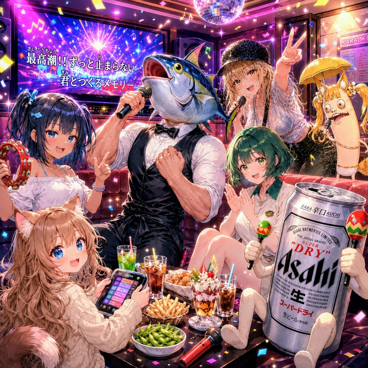 みんなでカラオケ