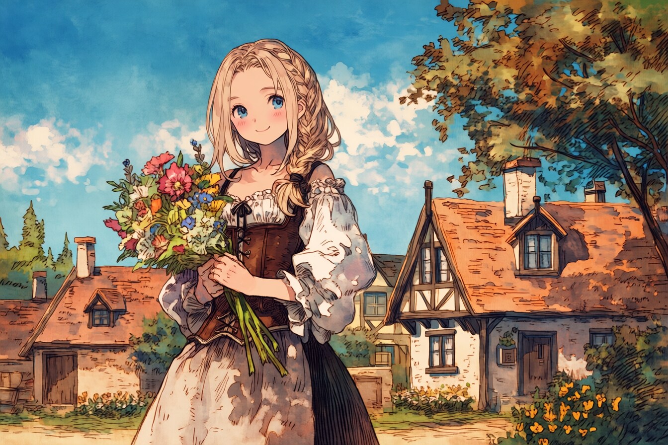 村娘75 | の人気AIイラスト・グラビア