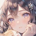 猫と女の子 2枚目