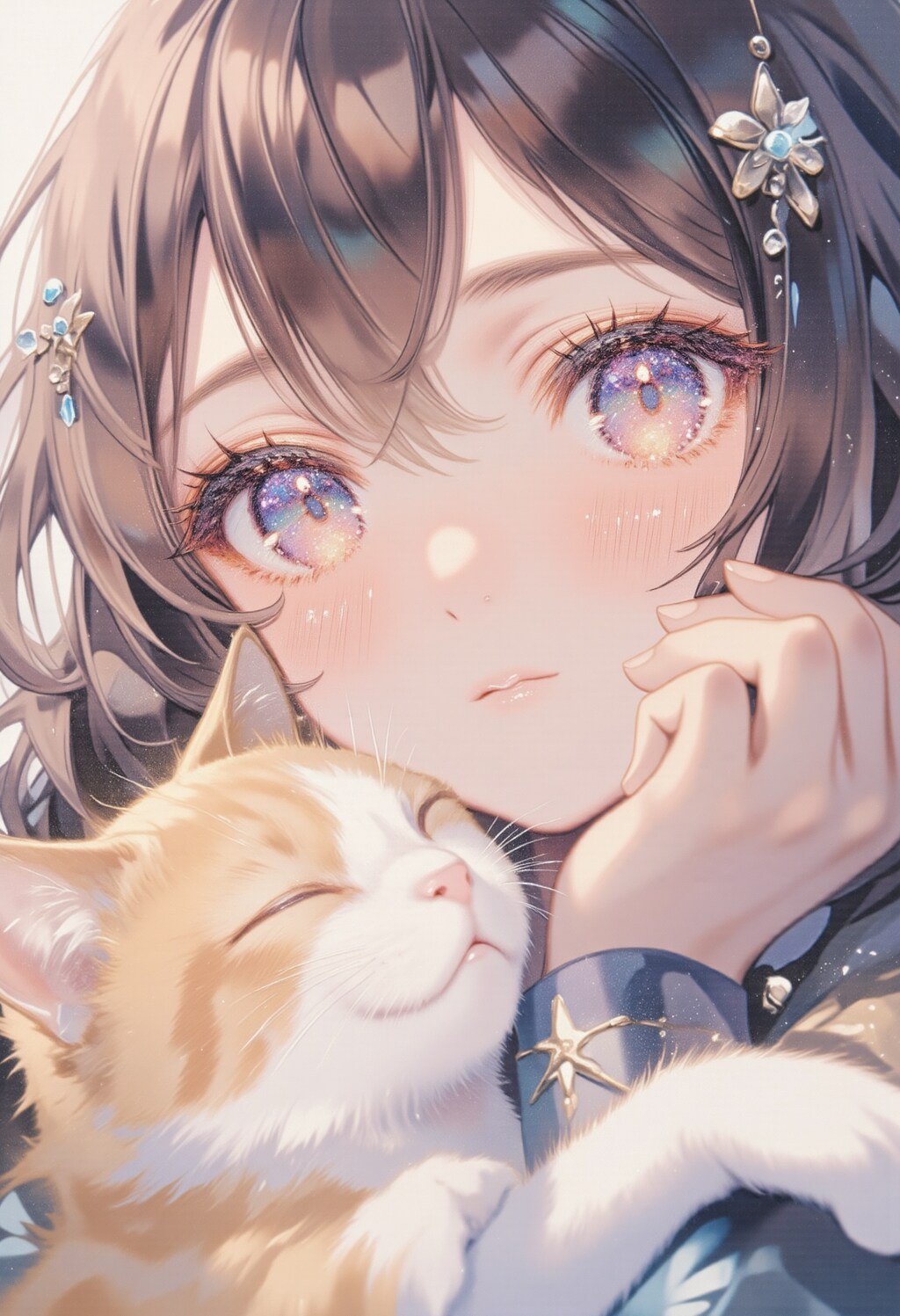 猫と女の子
