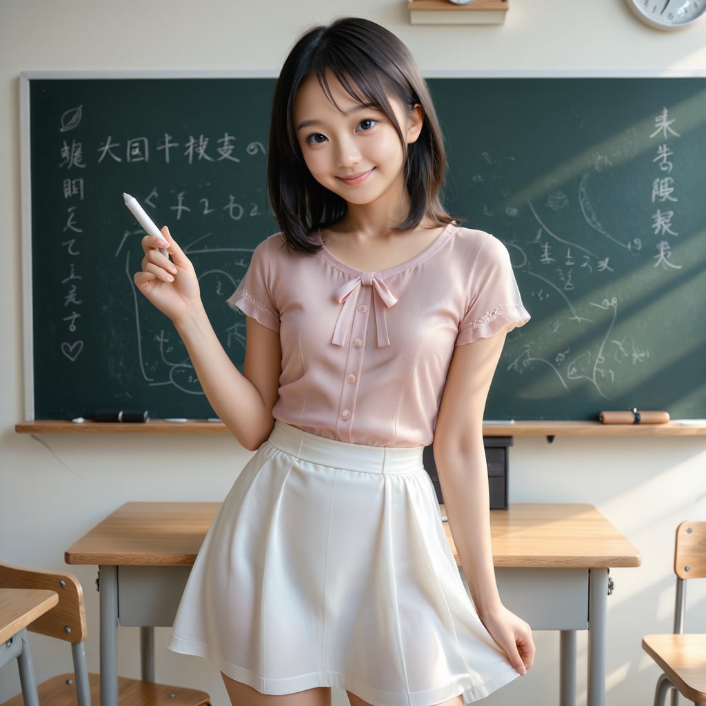 教育実習生-明日から教育実習性として赴任します | の人気AIイラスト・グラビア