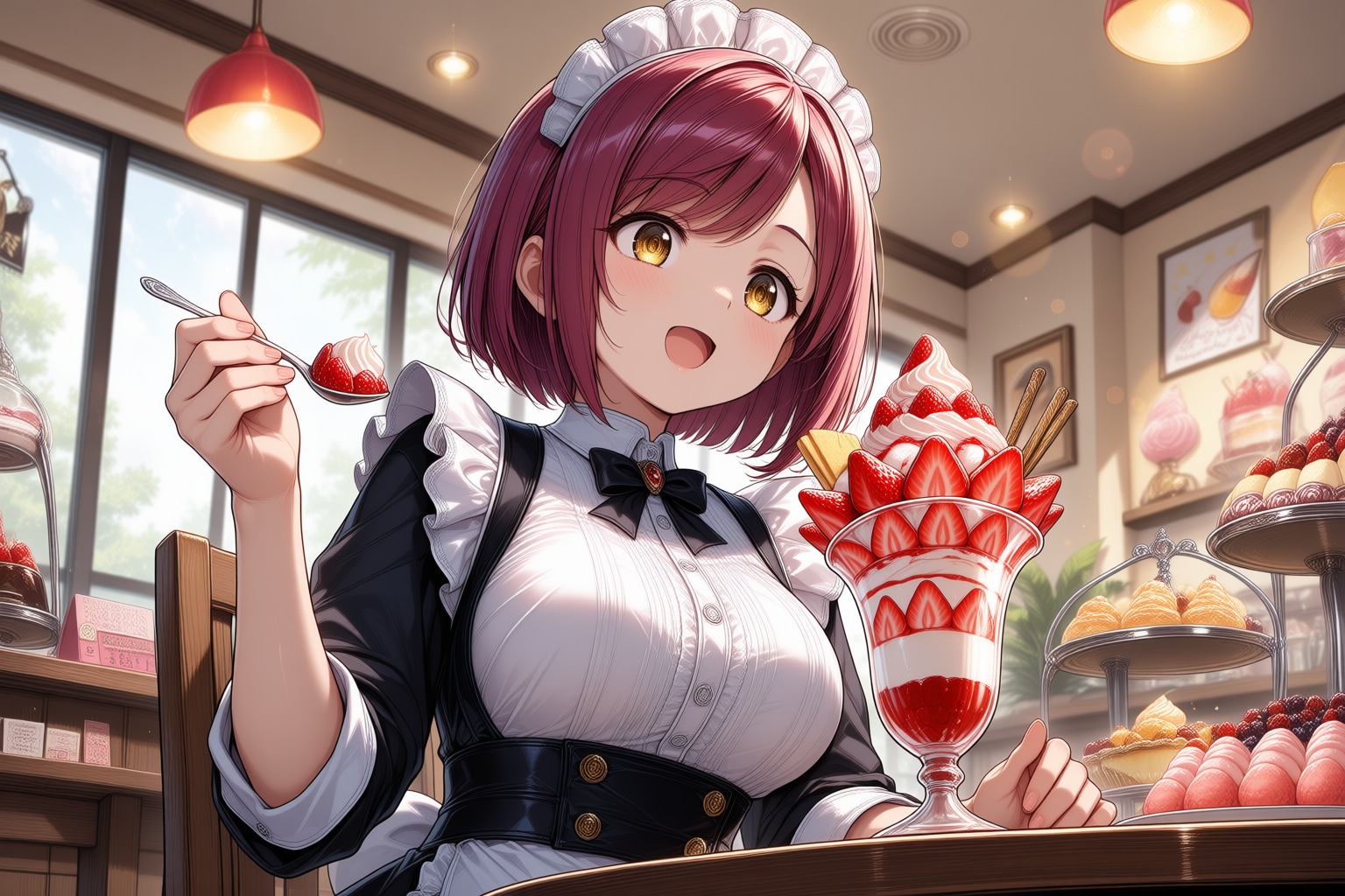 グルメ,メイド | の人気AIイラスト・グラビア