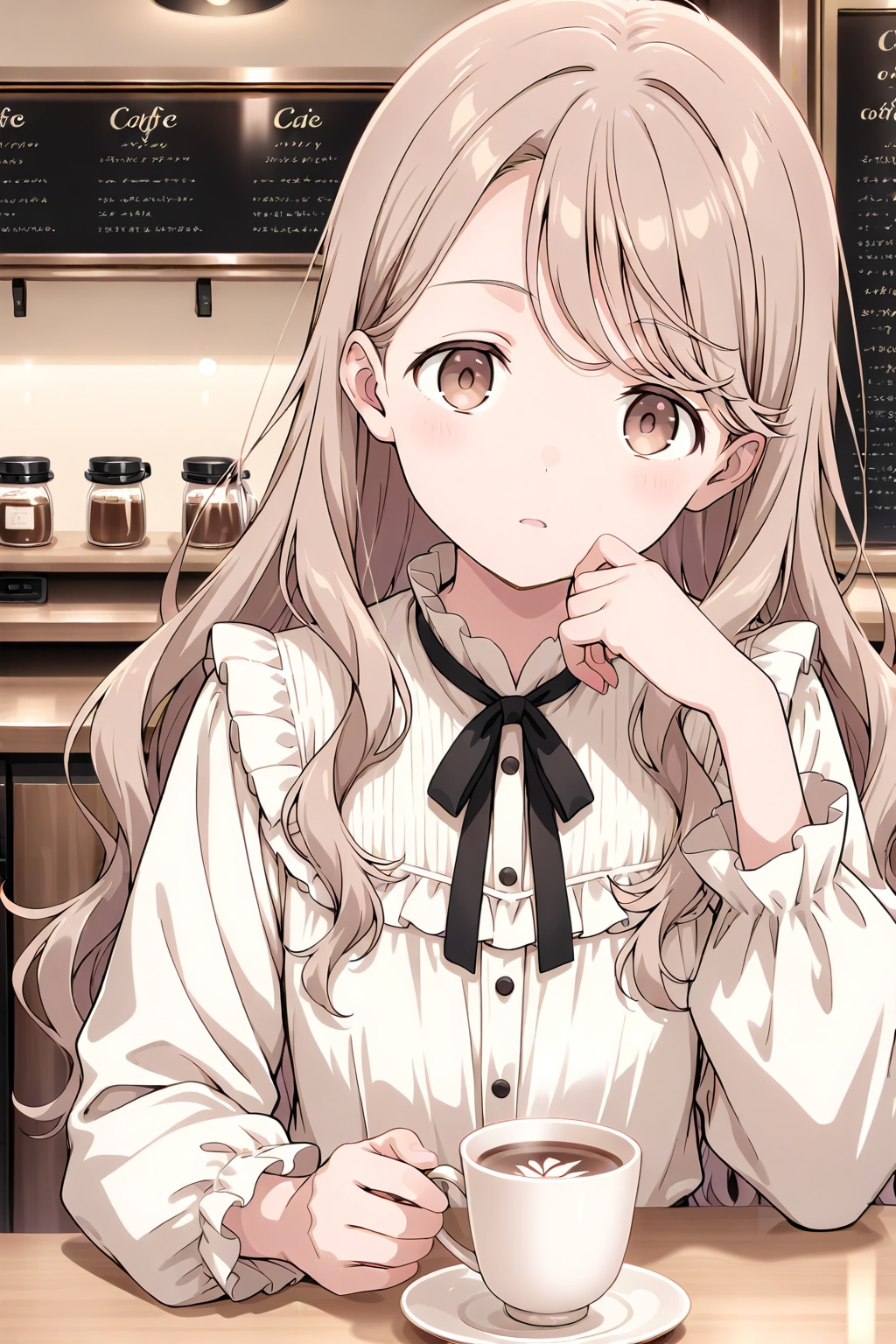 HARPYちゃんinカフェ