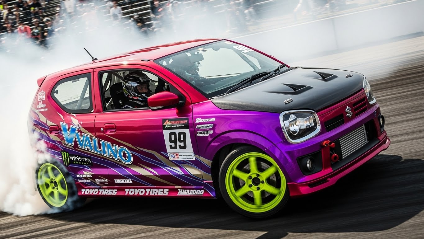 アルトワークスのドリ車 | の人気AIイラスト・グラビア