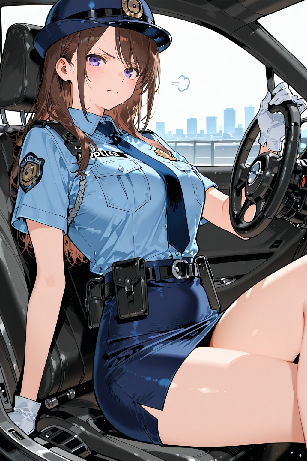 🚓ミニパトで連行中