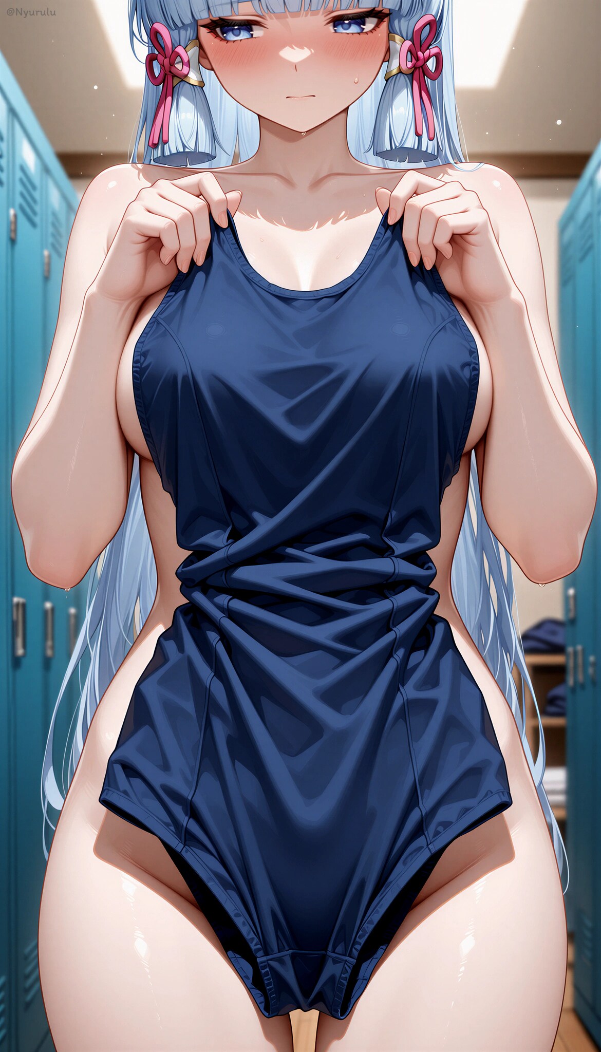 ロッカールームの神里綾華