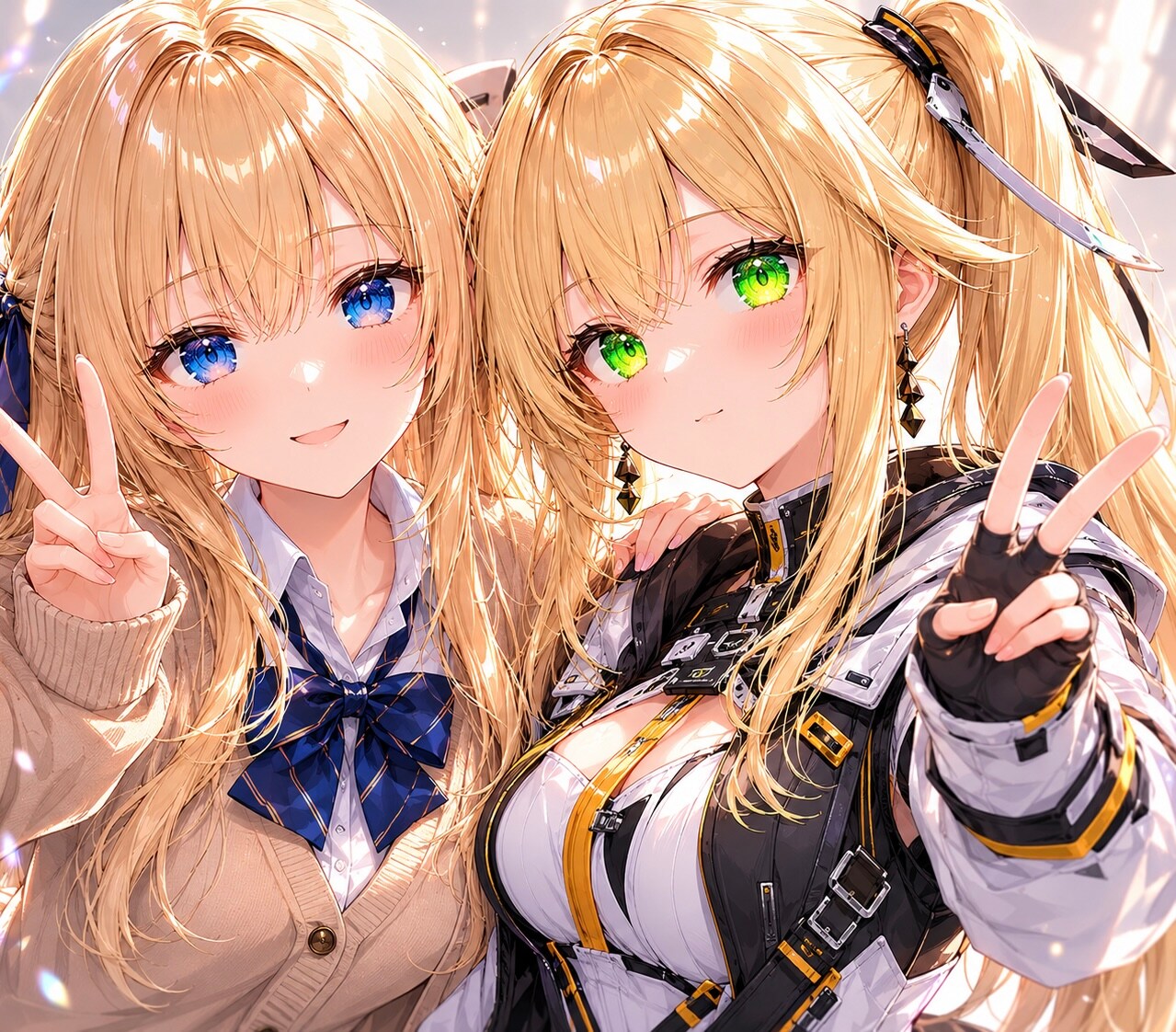 QILINちゃんと一緒にはいチーズ