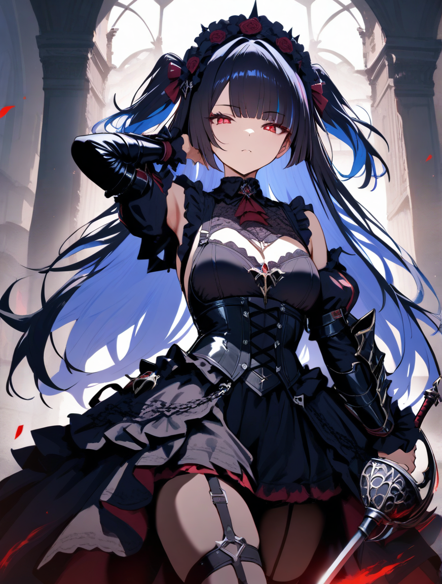 ゴスロリ鎧 | の人気AIイラスト・グラビア