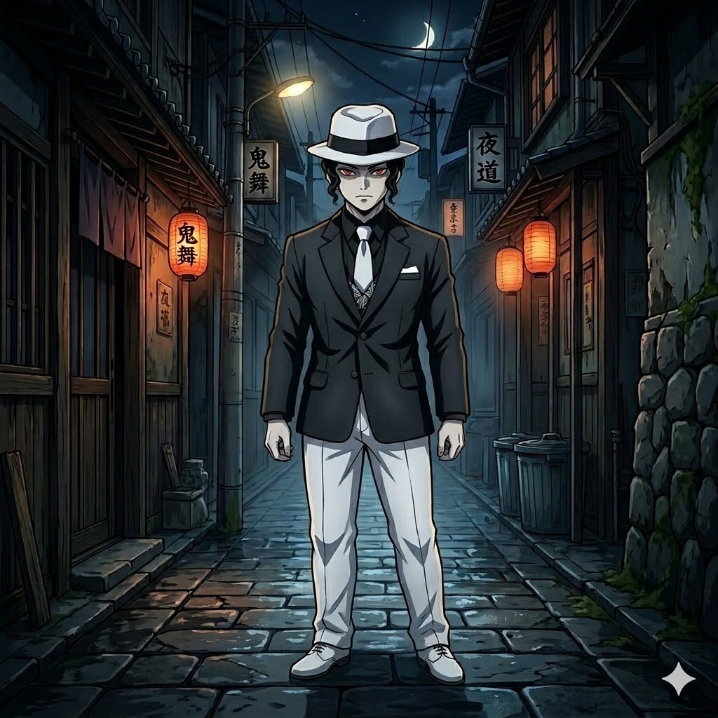 路地裏でバッタリ