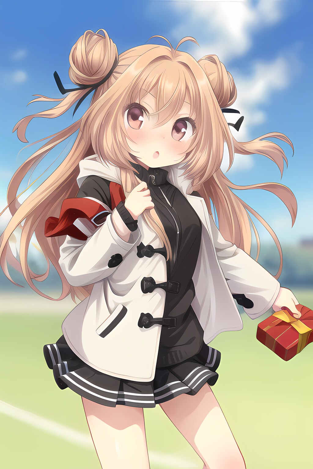 わ、わたしのチョコ、いりますか…？