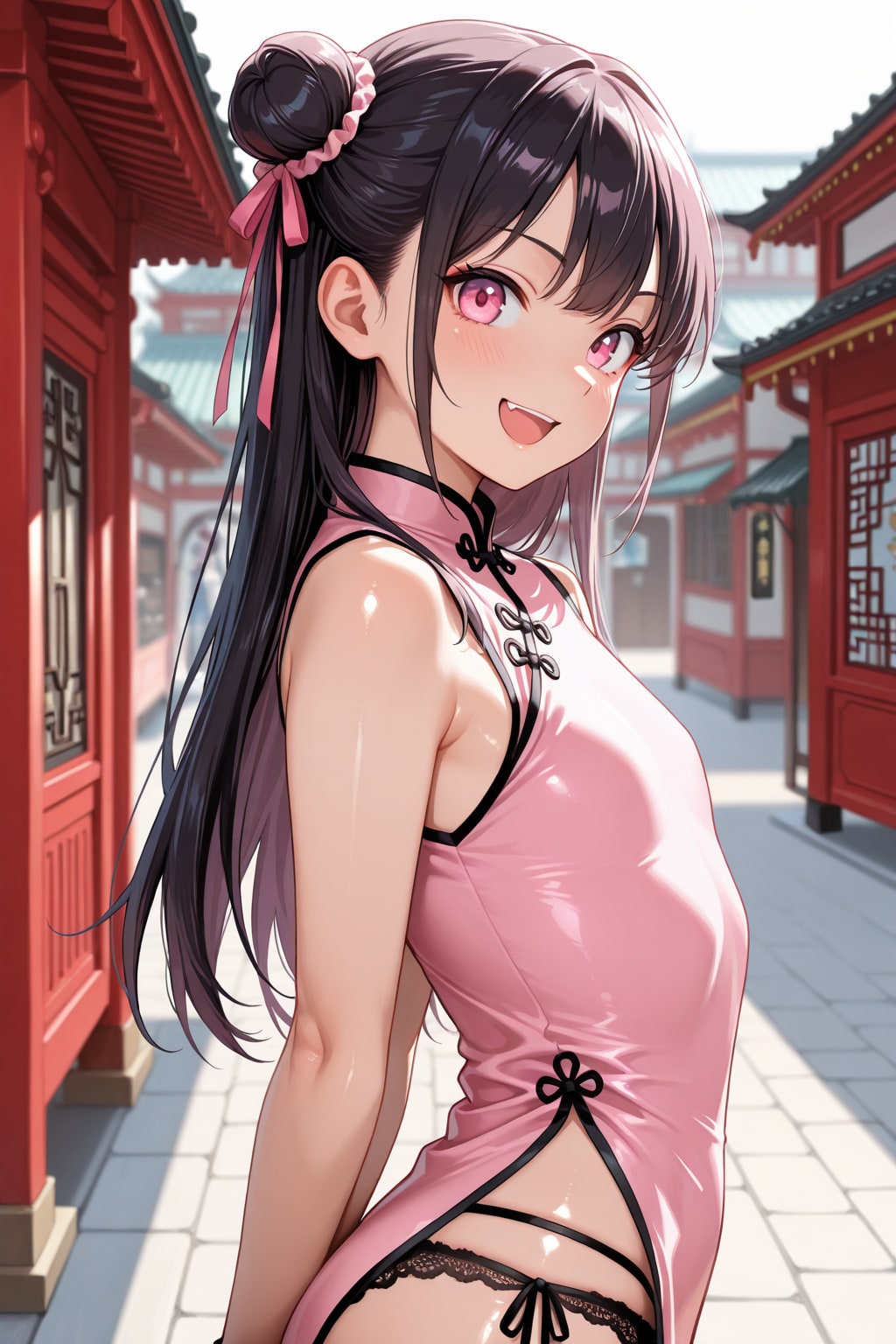 「チャイナドレス可愛い！」