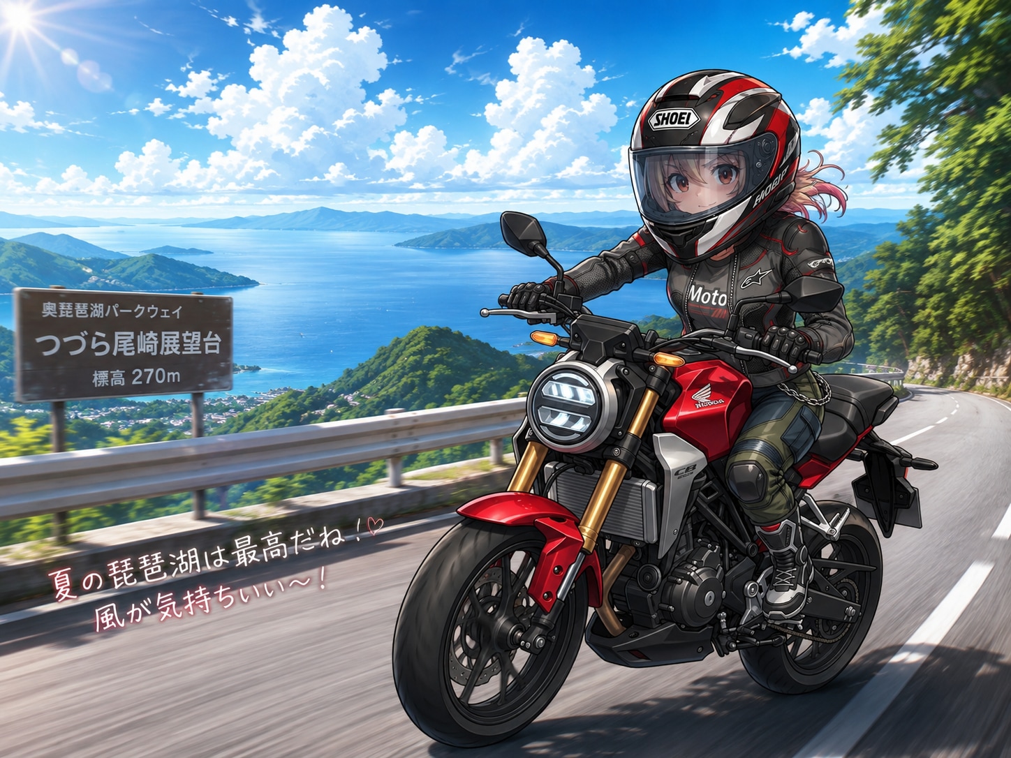 バイクの日（ベルちゃん） | の人気AIイラスト・グラビア
