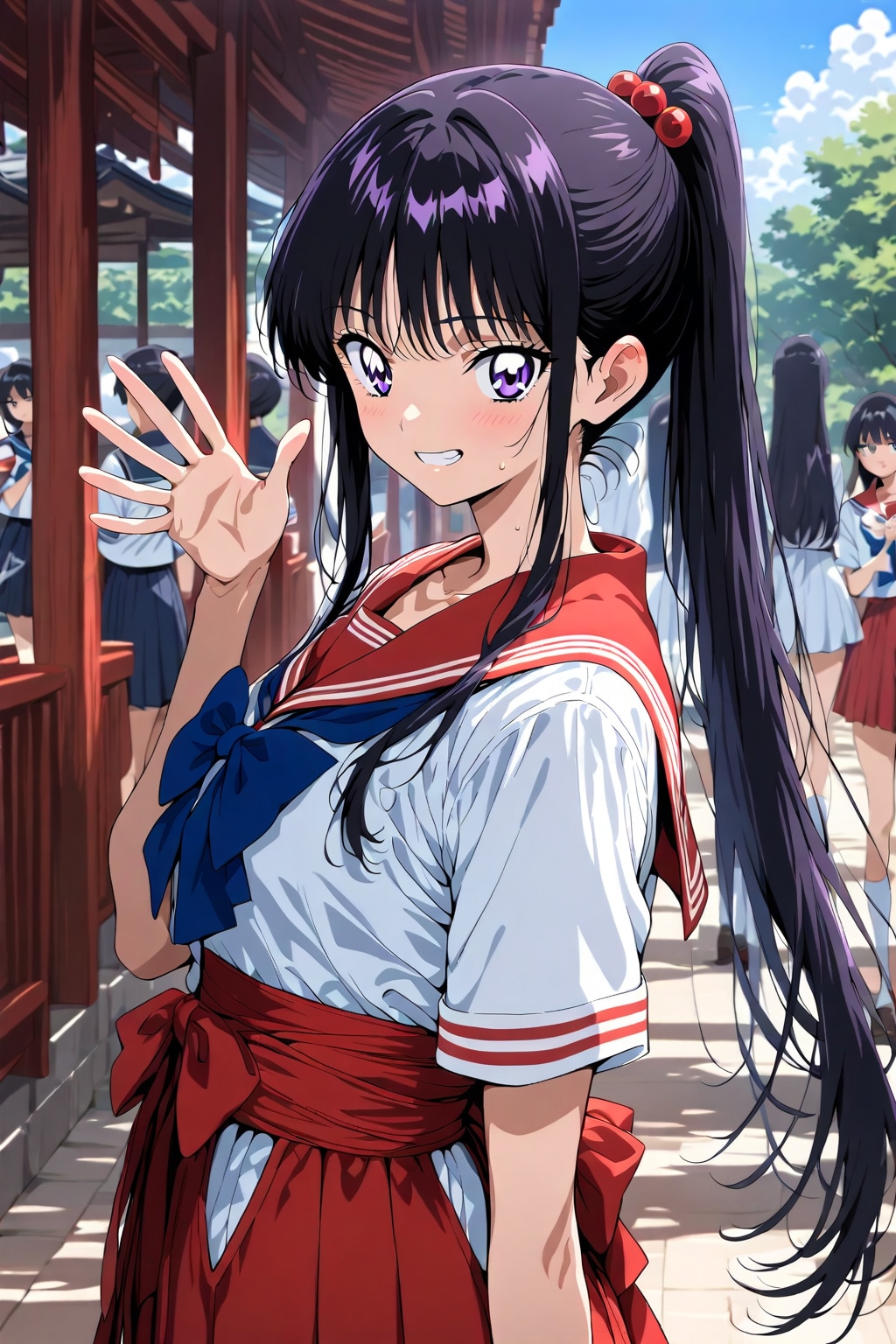 火野乱麗巫女さん仕様