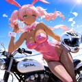 ちょっと一休み ~ ピンクバニーちゃんのバイク旅 ~ 6枚目