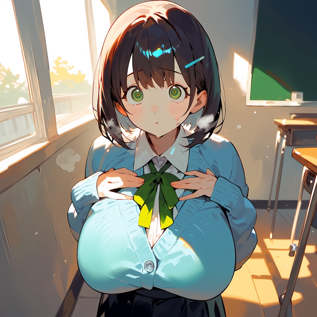 爆乳JK♪　すごく苦労が多いの！♡（7枚）